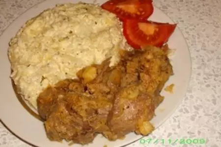 Индейка в картофельном соусе: шаг 7