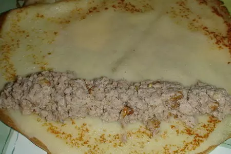 Блинная закуска "шахматы": шаг 4