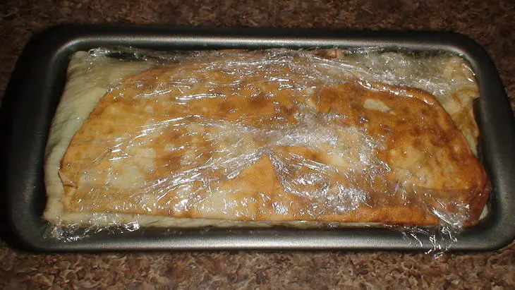 Блинная закуска "шахматы": шаг 7
