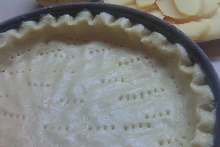 Пирог с заварным кремом, айвой и грушей для тех, кому не хватает «солнца».: шаг 6