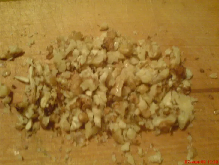 Овсянные пирожные сo сгушенным молоком,орехами и шоколадом: шаг 4