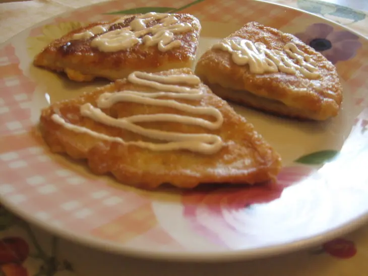 Блинчики с мясом или дальние родственники беляшей и чебуреков: шаг 4