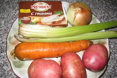 Сырный суп: шаг 1