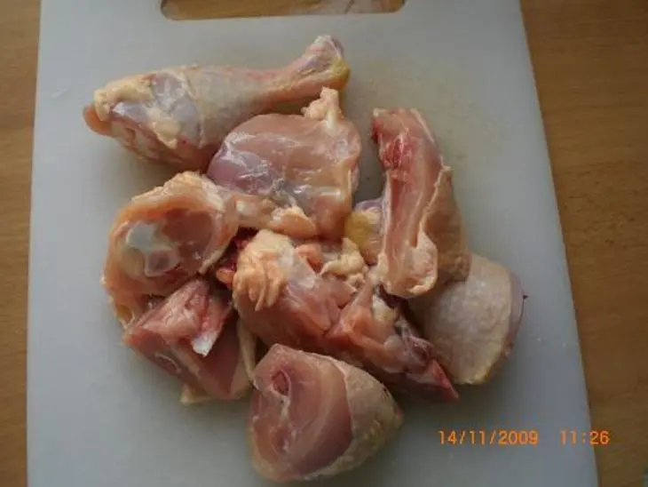 Куринные ножки с овощами в рукаве: шаг 1