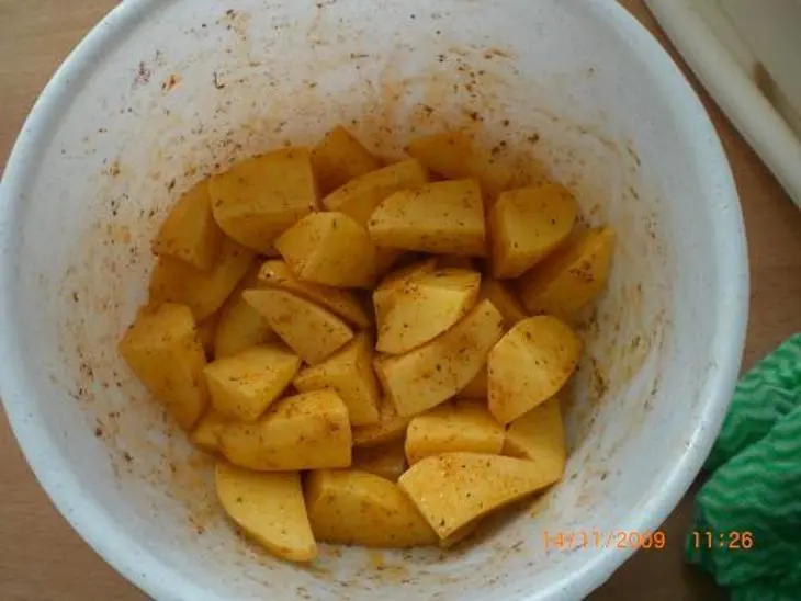 Куринные ножки с овощами в рукаве: шаг 5