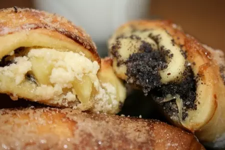 Булочки с разной начинкой: шаг 2