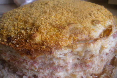 Венгерский блинный закусочный торт: шаг 5