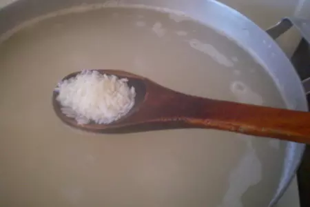Лобялы аш  и курица лявянги в позе лотоса: шаг 6