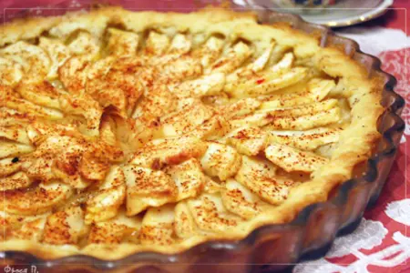 Французский тарт с яблоками: шаг 11