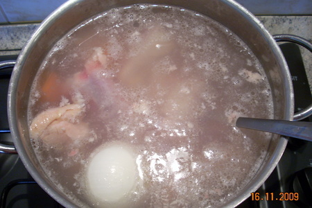 Крем-суп с курицей и цветной капустой: шаг 1