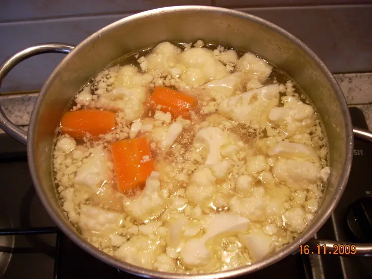Крем-суп с курицей и цветной капустой: шаг 5