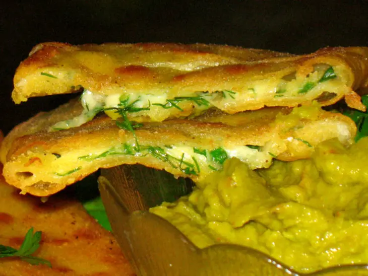 Quesadillas с гуакамоле: шаг 9