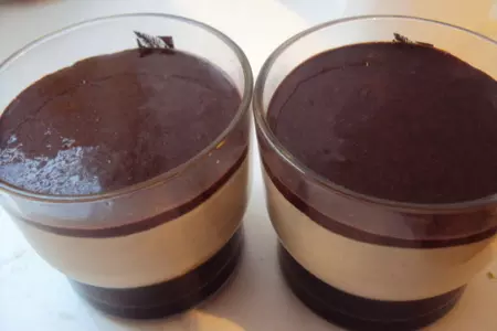 Кофейная панна котта с шоколадом (panna cotta colombienne, expresso et chocolat): шаг 4