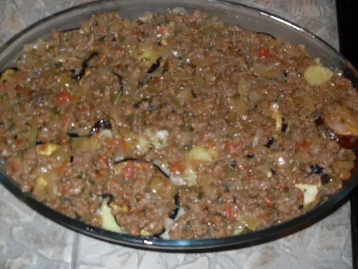 Мусакка, moussaka , mousakás (μουσακάς): шаг 11