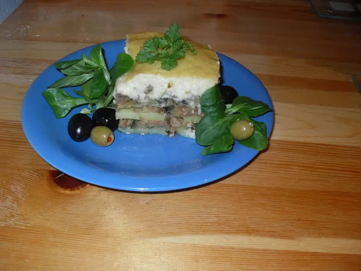 Мусакка, moussaka , mousakás (μουσακάς): шаг 16
