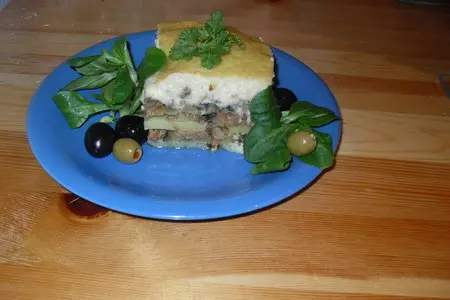 Мусакка, moussaka , mousakás (μουσακάς): шаг 16