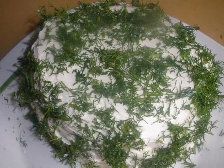 Финский праздничный закусочный торт: шаг 4