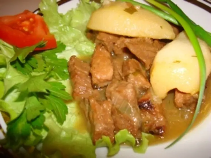 Квасная говядина с грушами и медом: шаг 8