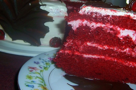 Торт красный бархат: шаг 6