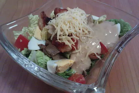 Салат *золотая курица*: шаг 7