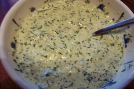 Желтенький салатик с зеленым соусом (из серии фантазия №...): шаг 1
