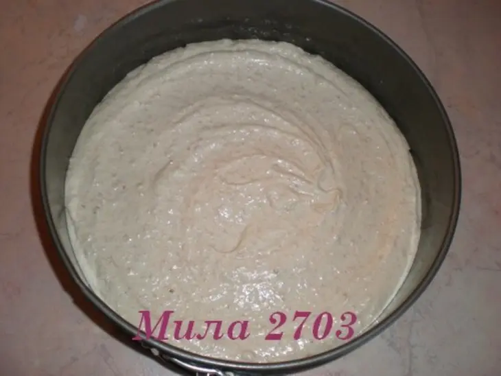 Овсяный пирог под шоколадной глазурью: шаг 3