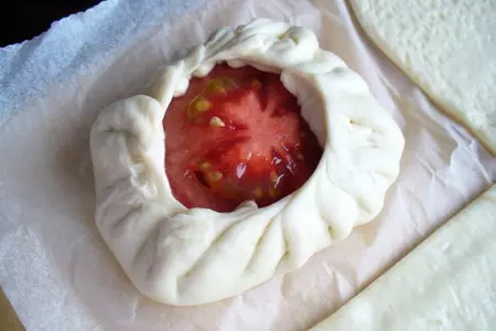Пирожки открытые из духовки ( с капустой ): шаг 4