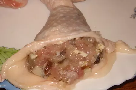 Фаршированные куриные ножки: шаг 5