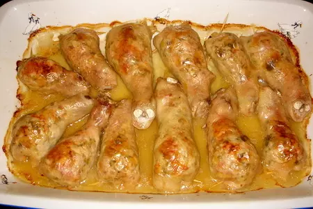 Фаршированные куриные ножки: шаг 7