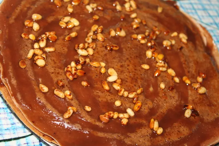 Шоколадно-лимонный торт à la suzette: шаг 6