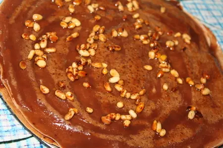 Шоколадно-лимонный торт à la suzette: шаг 6