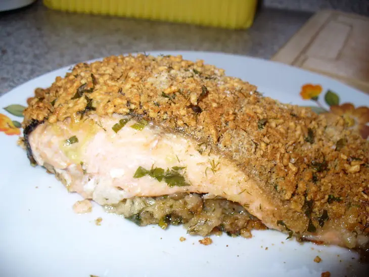 Красный лосось в очень вкусной шубке: шаг 8