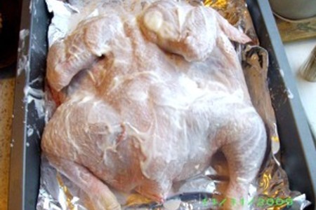 Жареный фазан (или курица) с рисом: шаг 1