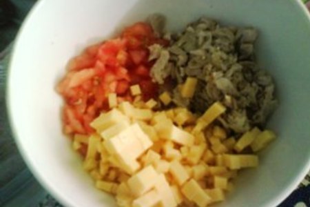 Запеченный картофель с сыром и окороком.: шаг 2