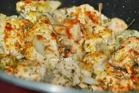 Ароматное куриное соте с айвой: шаг 6