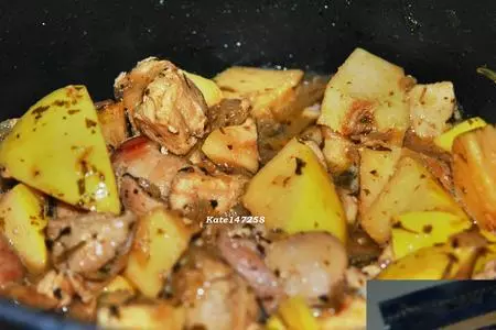 Ароматное куриное соте с айвой: шаг 10