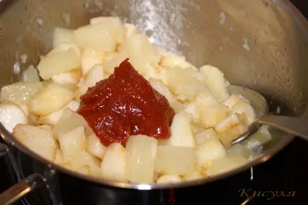 Рыба под фруктовым соусом: шаг 4
