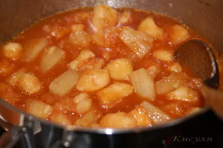 Рыба под фруктовым соусом: шаг 5