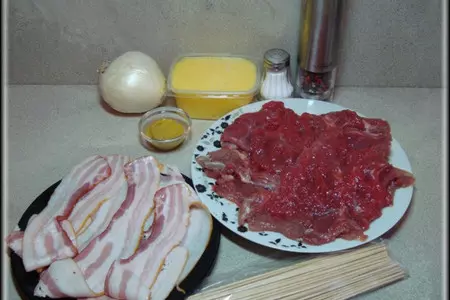 Мясные роллы в сидровом соусе.: шаг 2