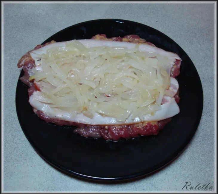Мясные роллы в сидровом соусе.: шаг 7