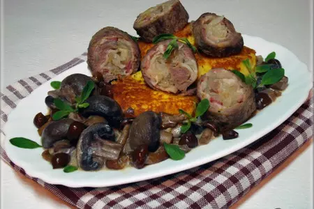 Мясные роллы в сидровом соусе.: шаг 26