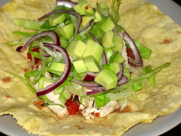 Буррито с начинкой из куриного мяса: шаг 6