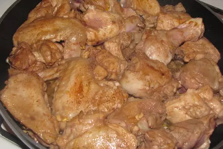 Цыплёнок с шампиньонами, почти по-французски.: шаг 4