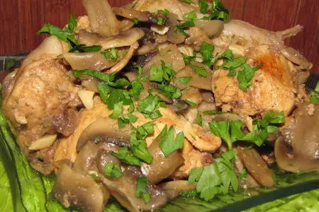 Цыплёнок с шампиньонами, почти по-французски.: шаг 6