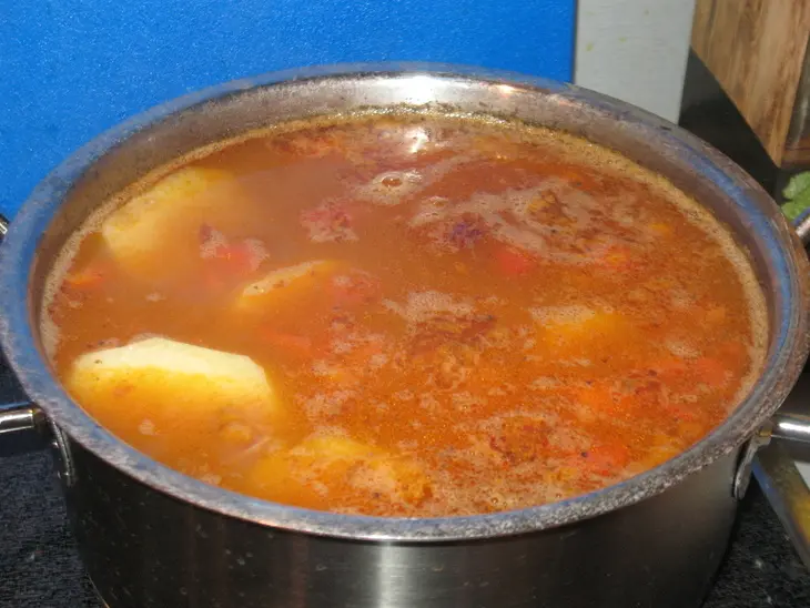 Суп-крем из чечевицы с сыром: шаг 5