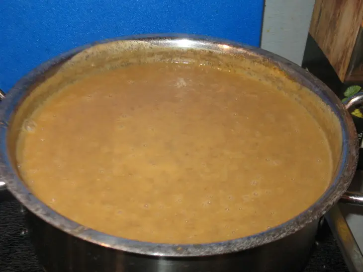 Суп-крем из чечевицы с сыром: шаг 6