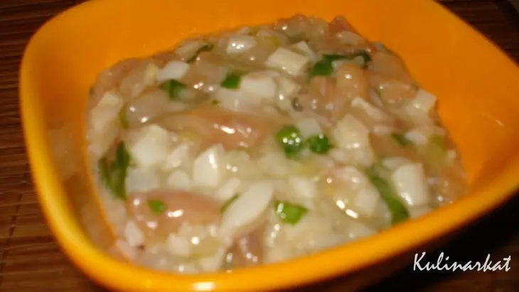 Котлетки и рулетики рыбные с кальмаром: шаг 1