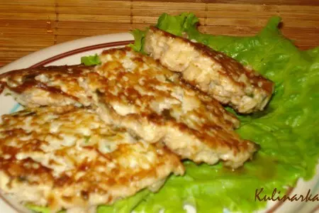 Котлетки и рулетики рыбные с кальмаром: шаг 2
