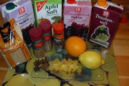 Глинвейн и детский пунш (glühwein und kinderpunsch): шаг 1