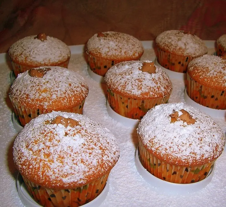Классические белые маффины: шаг 3